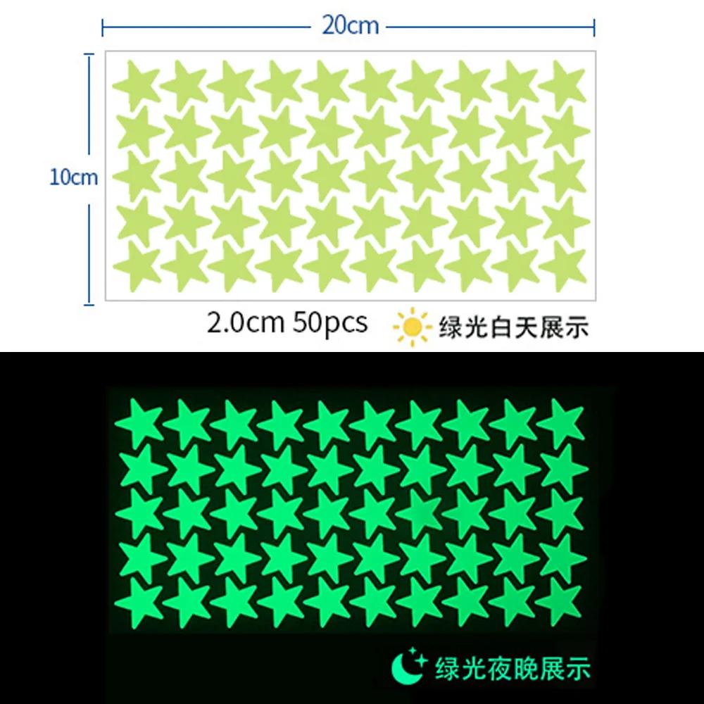 Luminous Stars Wall Stickers Kids Room Decoration Self-adhesive Decals Bedroom Background Home Decor Glow In The Dark Wallpaper
