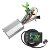 LCD Display Panel Thumb Throttles Bike Brushless Controllers 24V-48V 350W Electric Bicycles Scooter Motor Controllers