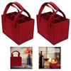 Felt Wine Carrier with Dividers Capacity for 6 Bottles Perfect for Events