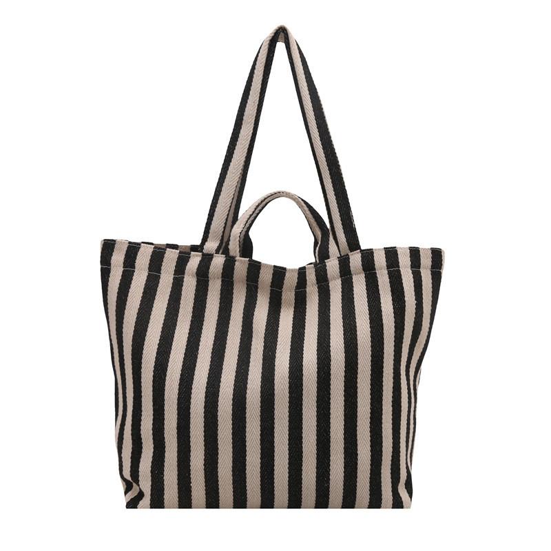 Borsa a Tote in Tela Street Style Grande Capacità per Shopping e Pendolarismo
