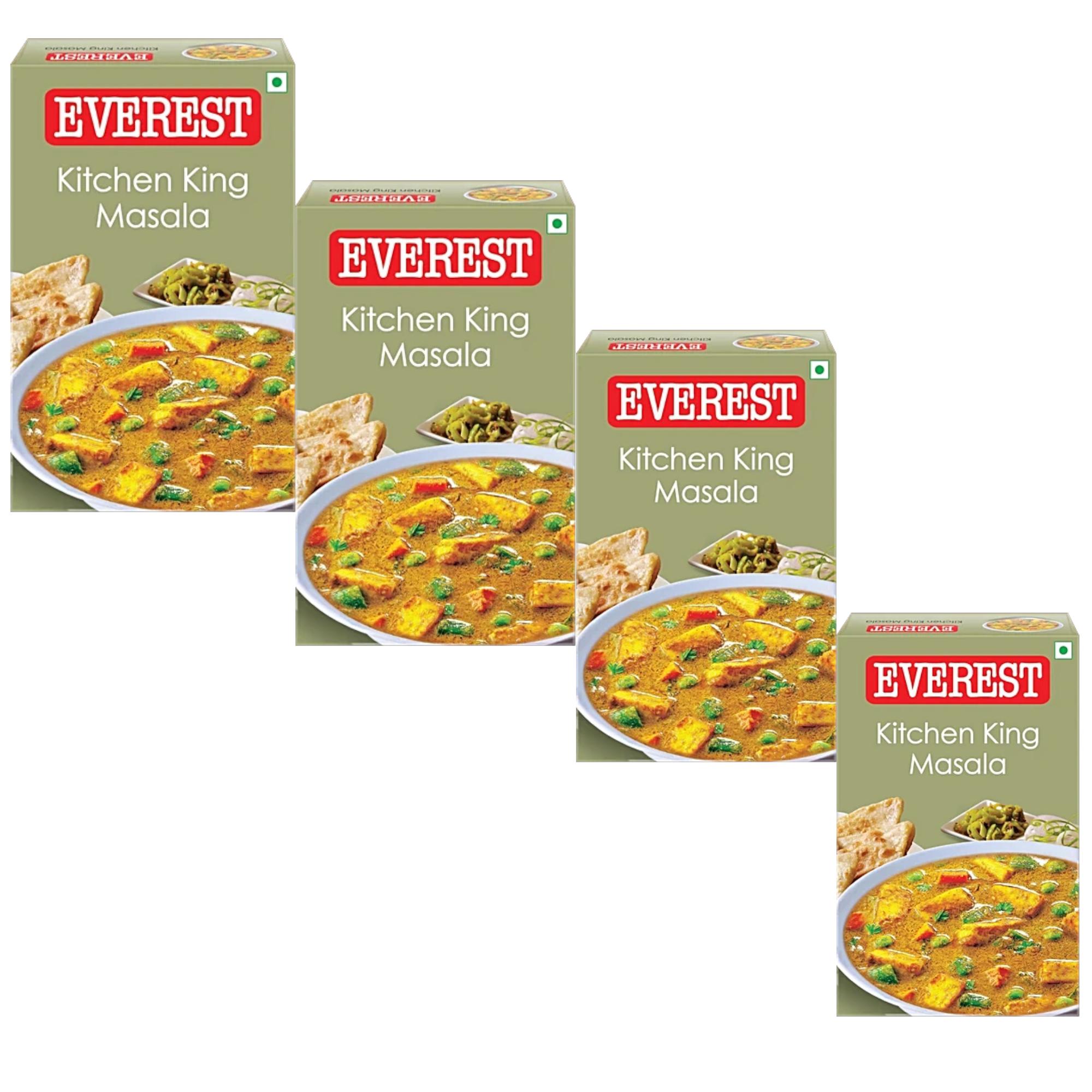 

Everest Kitchen King Masala 50 g Spice Blend for Flavorful Vegetable Curries and Aromatic Cooking Pack of 4