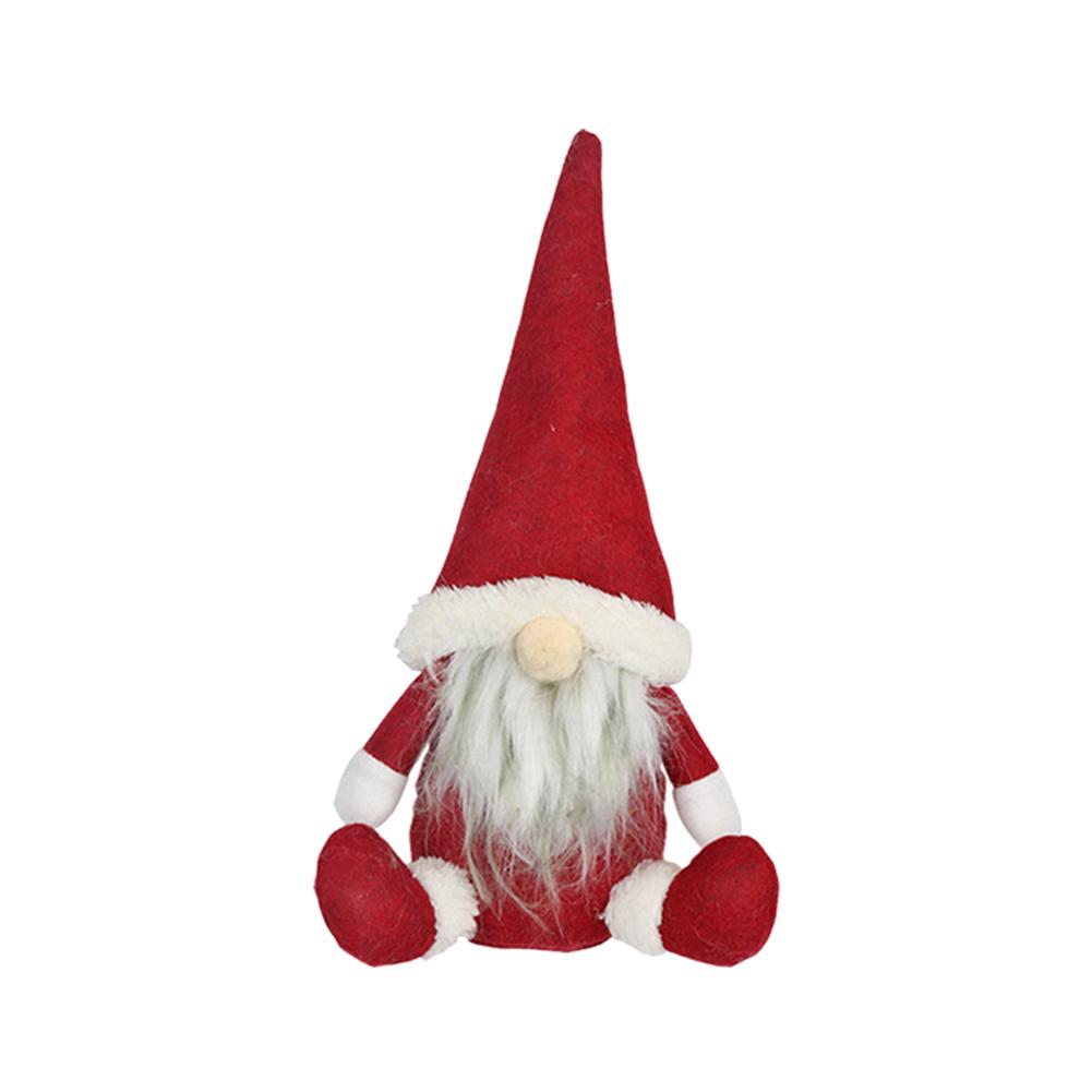 Chrismas Decoration Handmade Christmas Gnome Red And Green Swedish Gnome Santa Figurine Festival New Year Paty Gifts Table Decor