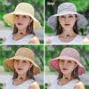 Bowknot Sun Hat Wide Brim Straw Hat Summer Panama Cap  Women