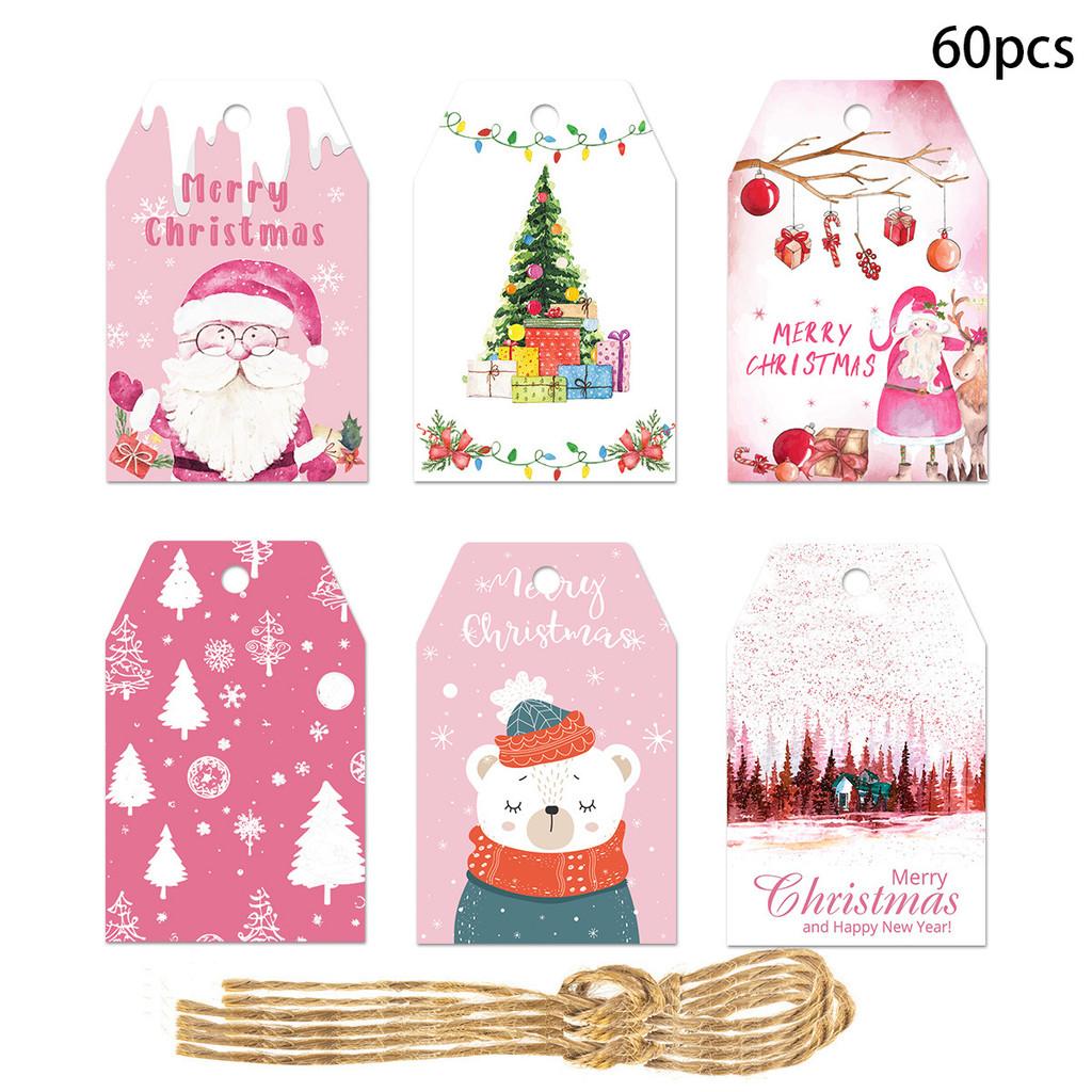 Themed Christmas Paper Gift Tags With Vintage Snowman For Festive Event Decor