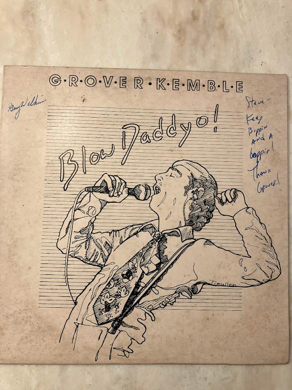 

LP Record GROVER KEMBLE - Blow Daddyo! US77005 Utopia Sounds 1984 US Jazz Used