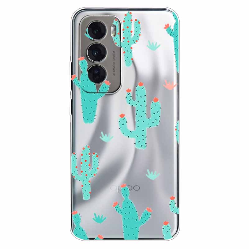 

For OPPO Reno 12 Pro 5G Case Transparent Soft TPU Silicone New Phone Covers For OPPO Reno 12 5G Reno12 Case Color Clear Bumpers Reno 12 Pro 5G