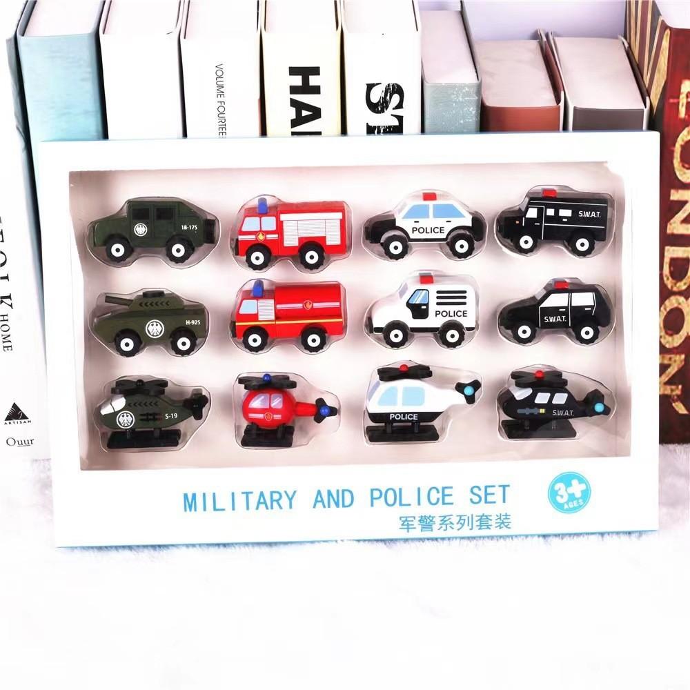 

Wooden Simulation And Wind Color Engineering Vehicle Aircraft Car Vehicle Model Cognitive Educational Toys чёрный/разноцветный