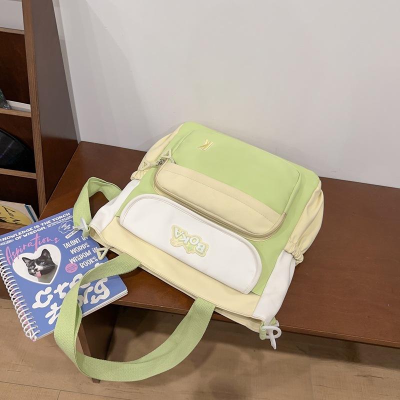 

Рюкзак для старшеклассников, высококачественный, школьный, в стиле «маленький свежий и сладкий», контрастный, универсальный, рюкзак для девочки