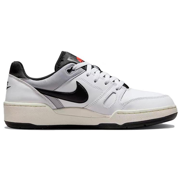 Nike Full Force Ink Wash Bamboo Grove Slip Resistant Abrasion Resistant Low Top Skateboard Shoes Men's White Black FB1362-101(Team56-)