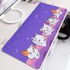 Large Pink Mouse Pad Kawaii Cute Cat Mousepad XXL Anime Deskmat AntiSlip PC Mouse Mat Big Keyboard Pads Table Carpet Xcm