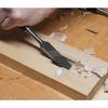 KAKURI DIY Chisel, White Oak Handle, 15mm Cutting Edge, 224mm Overall Length, with Cap, Carpentry Tool, Woodworking, Carving, Mortise and Thorn, 11141