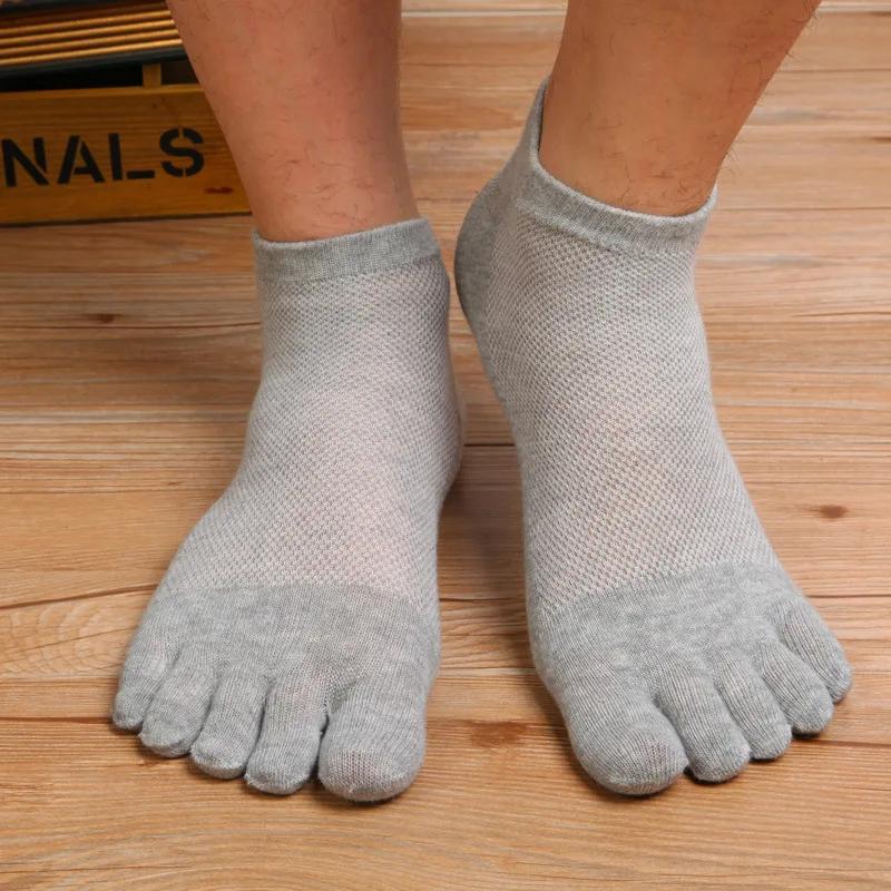 1 Pair Socks Sports Hot Selling Mens 5 Toe Socks Cotton Breathable Finger Sports Socks