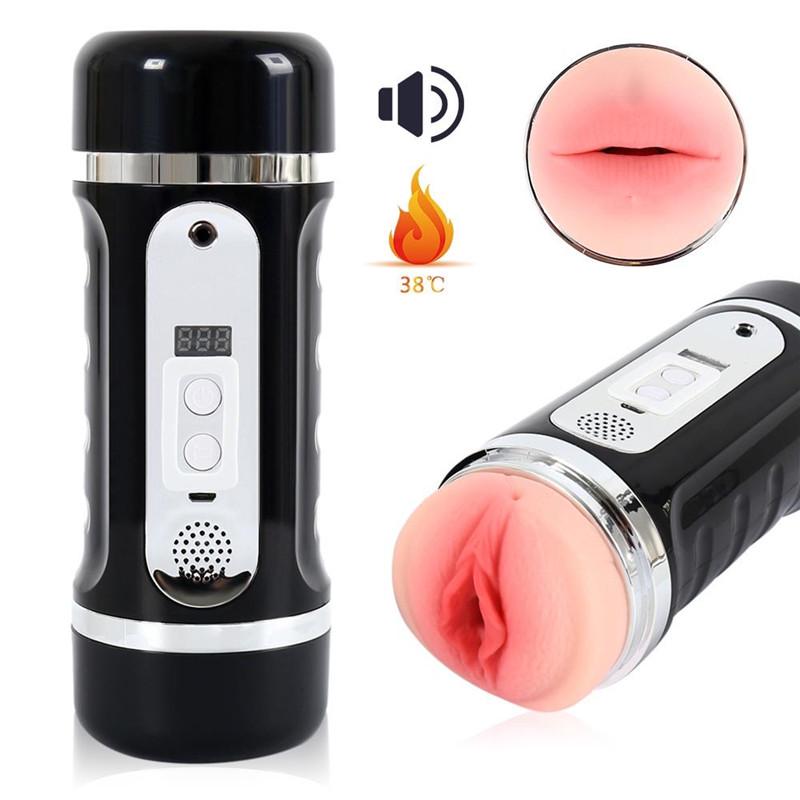 With An Audio Function Male Fully AUTOMATIC Masturbator Electric Masturbators SEX TOYS FOR MEN