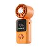 Compact Foldable USB Rechargeable Fan with High-Speed Turbine & Digital Display