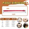 Soft PU Leather Dog Collar  Comfortable Adjustable Pet Neck Collar For Small and Medium Dogs Multi Colors LIU