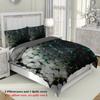 3pcs Geometric Light Pattern Bedding Set, for Teenagers and Adults Bedroom, 1*duvet Cover+2*pillowcase, for Single Bed