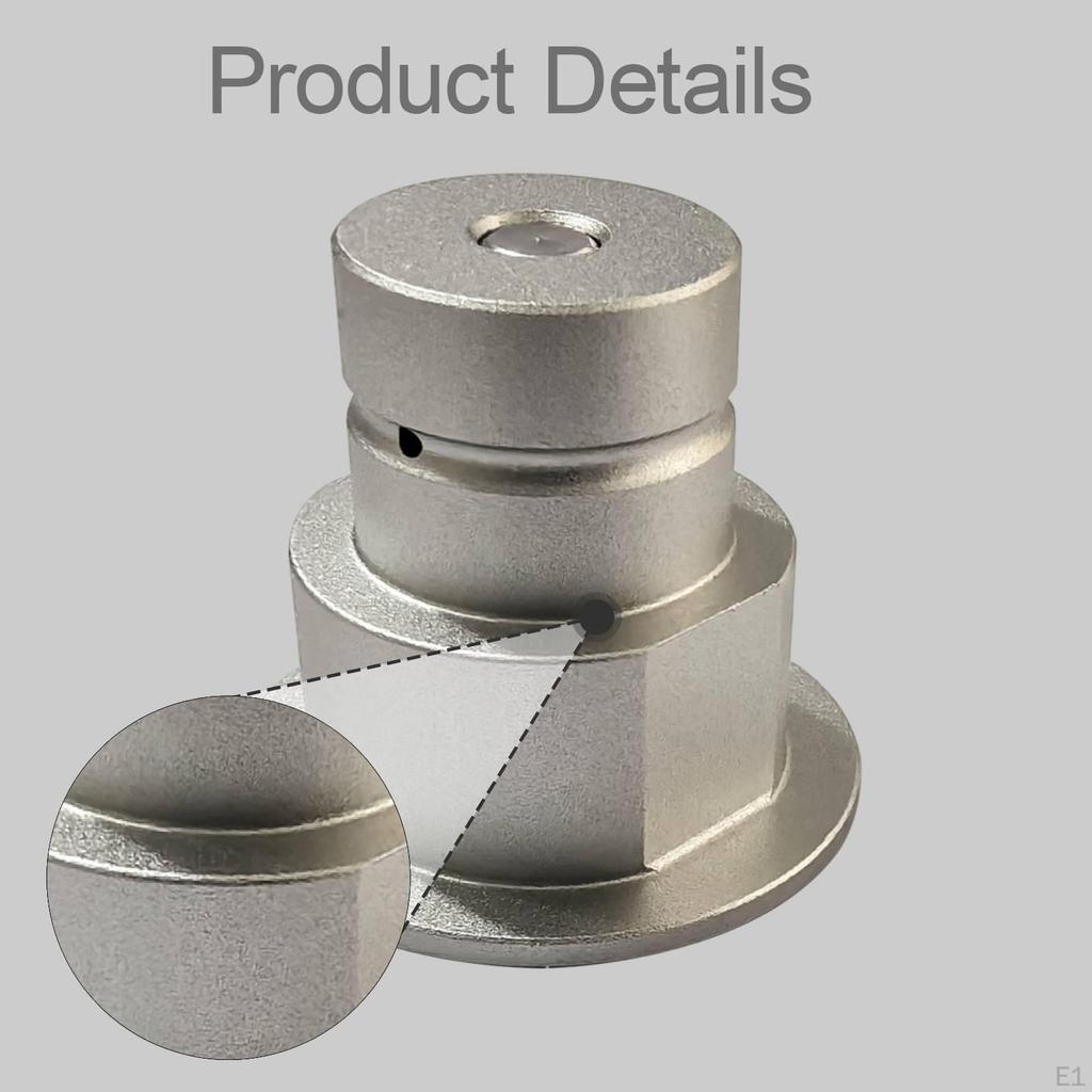 Wasser CO2 Anschlussadapter -4 Gewinde Zubehör Handfest Schnellmontage Aluminiumgehäuse Kompakt