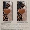 Premium Glitter Leopard Glass phone case fashion phone cases mobile phones for Samsung Galaxy S26 S25 S24 S23 S22 FE Ultra Plus