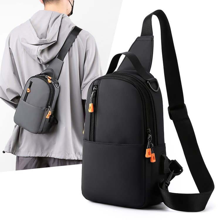 Neuer Trend Herren Brusttasche Mode Lässig Umhängetasche Multifunktional Wasserdicht Crossbody Tasche Bauchtasche