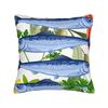 Cuadros Decorations Sardines Nordic Pillow Case  Soft Pillow Cover For Living Room Sofa Kawaii Pillowcases