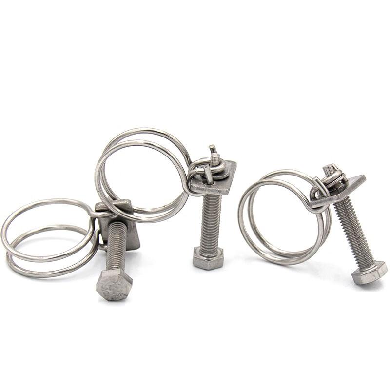 Ice Yu 304 Stainless Steel Double Wire Hose Clamp