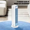 DYS Wall Mount Desktop Fan, 3 Speed Bladeless Tower Fan with Digital Display, Quiet Personal Cooling for Bedroom Office Home