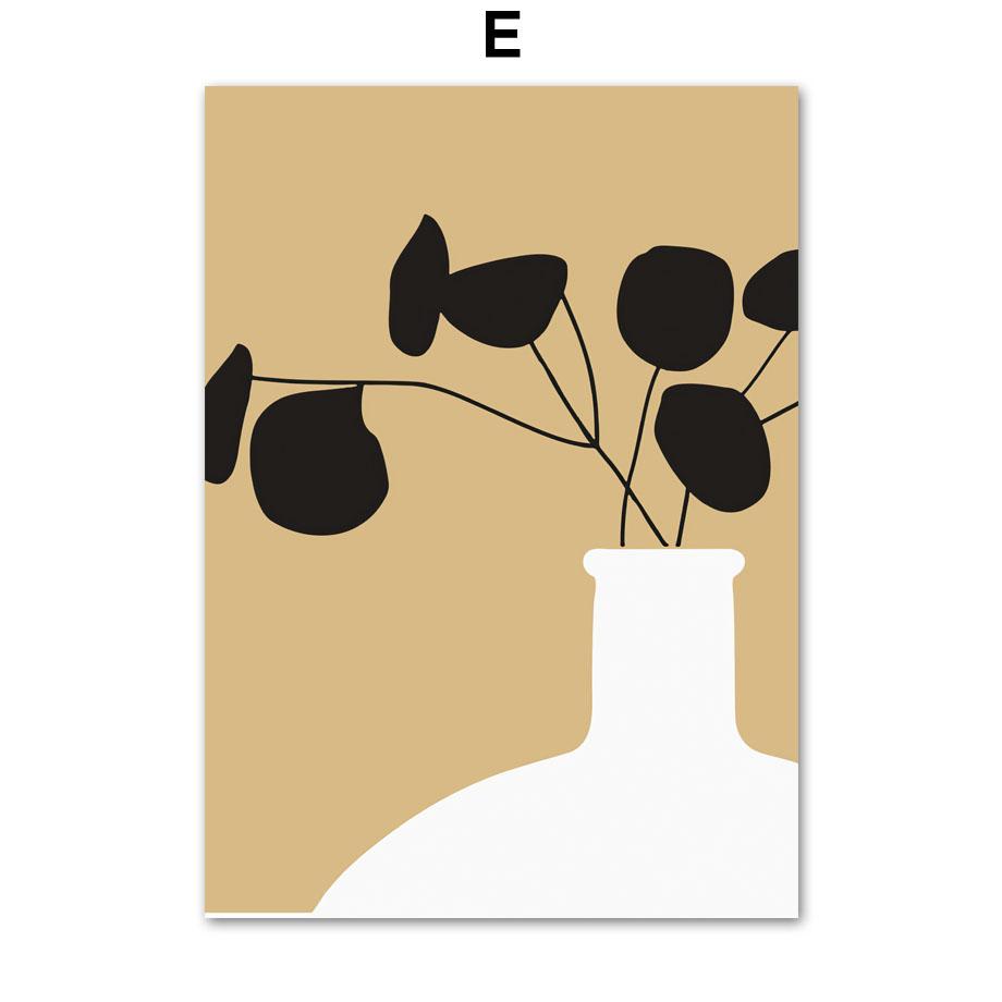 Modern Minimalist Style Abstract One Line Nordic Poster Gallery Wall Art Print Canvas Painting Decor Pictures For Living Room