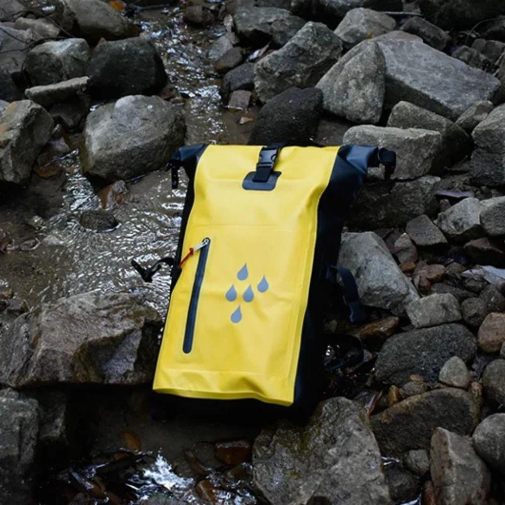 25L Waterproof Drift Bag IPX6 Rating Waterproof Bucket Bag Portable Swimming Backpack Rafting