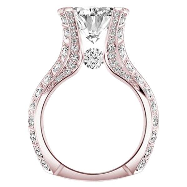 Amazon Creative Square Diamond Engagement Ring, Hand Accessories