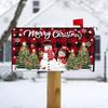 Christmas Mailbox Cover Winter Wonderland Snowman Mailbox Wrap Christmas Decorations for Home 2026 Navidad Gifts New Year 2026