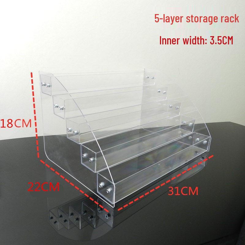 Transparent Multi-Layer Acrylic Sunglasses Storage & Display Rack