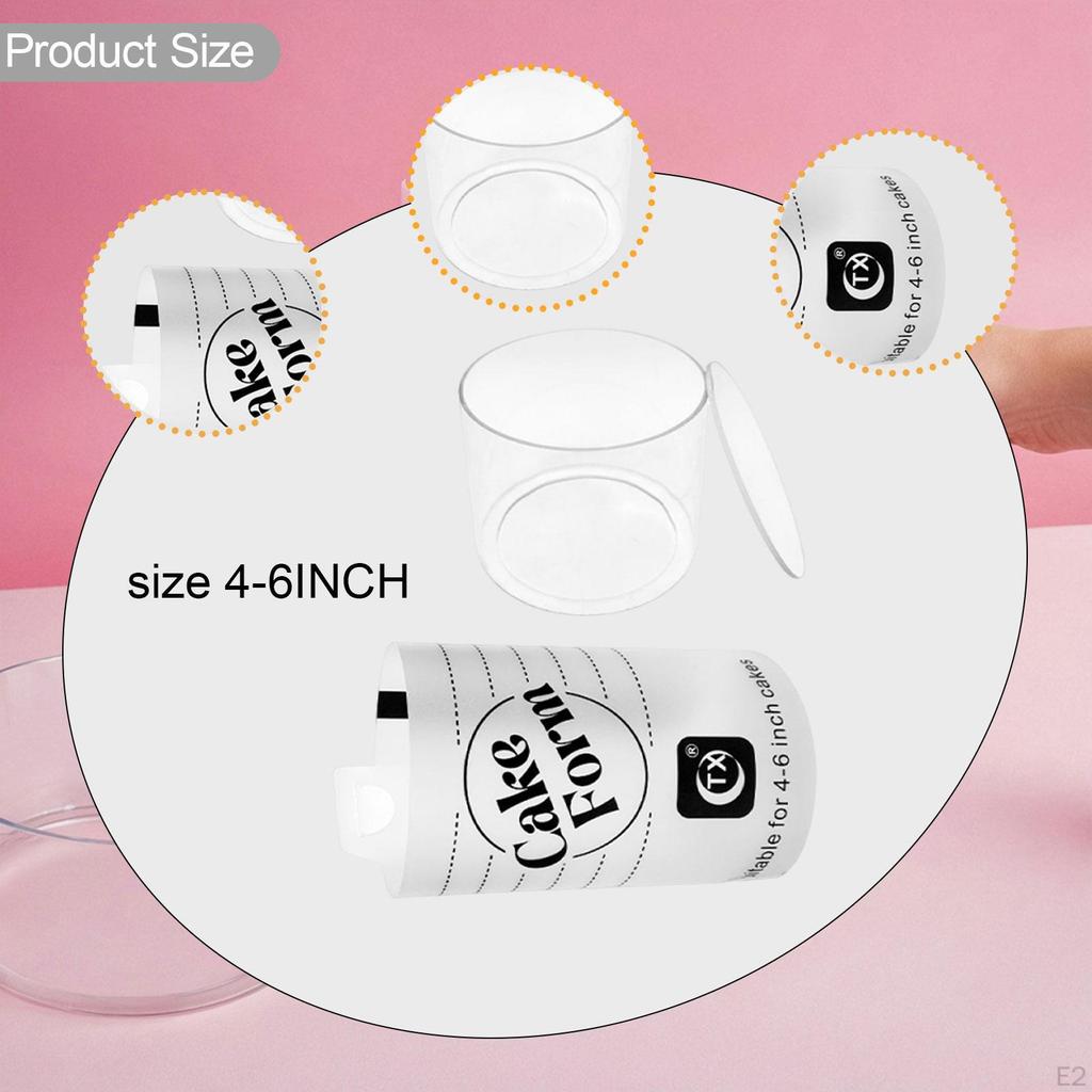 Akrylová dortová forma Multifunkční Odolnost Přenosná DIY Nástroj na výrobu