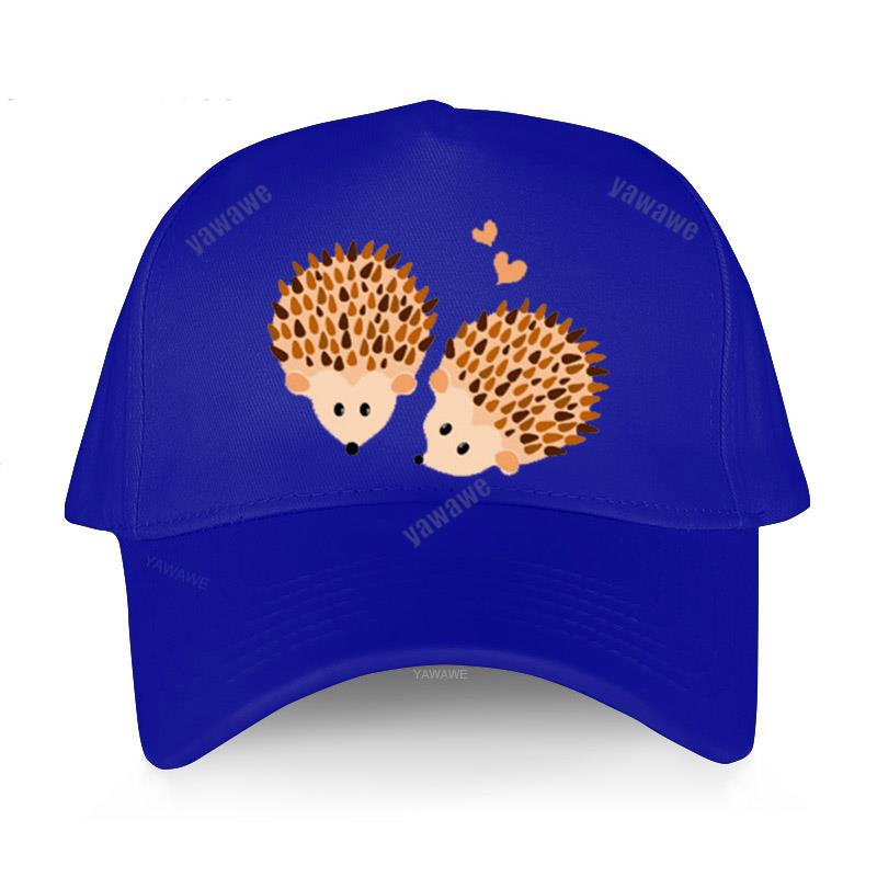 Black Hip Hop Baseball Caps For Boys Sunhat Cartoon Hedgehogs In Love Women Hat Outdoor Men Adustable Glof Cap Sport Bonnet