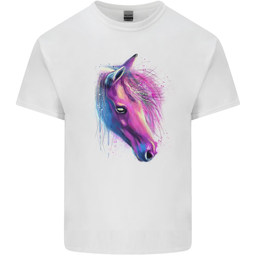 Watercolour Horse Unisexs Light Cotton TShirt