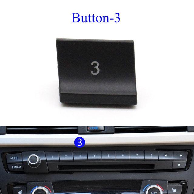 Dashboard Console Air Conditioning AC Vent CD Player Control Cap AC Button Key Replacement For BMW F20 F21 F22 F30 F35 F34 F36