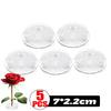 Round Ikebana Stem Holder Suction Cup Transparent Flower Arrangement Base Flower Fixing Bracket Vases Floral Fixed Base Holder Cup Holders 5