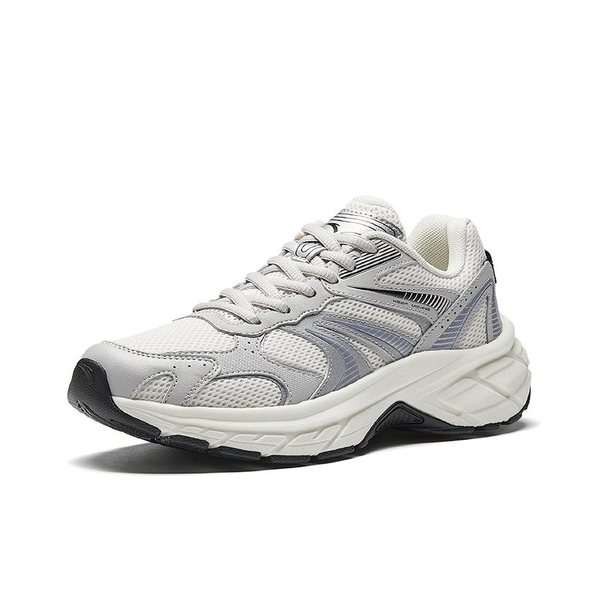 Anta Trendy Comfortable Fashion Fabric Synthetic Leather Wear-Resistant Shock Absorbing Low-Top Casual Running Shoes Women Sneaker 922545597-1