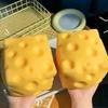 Jucărie Gigantă cu Brânză de Strâns Mărime Extra Mare Brânză Squishy Jucării Fidget Rebound Lent Formabilă Mingie de Ventilație pentru Adulți Cadouri