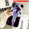 2DFlat Neon Ghost Rider Girl Phone Case All Inclusive Film Hard Phone Case, Compatible with iPhone 18 Pro Max 17 16 15 14 13 12 11