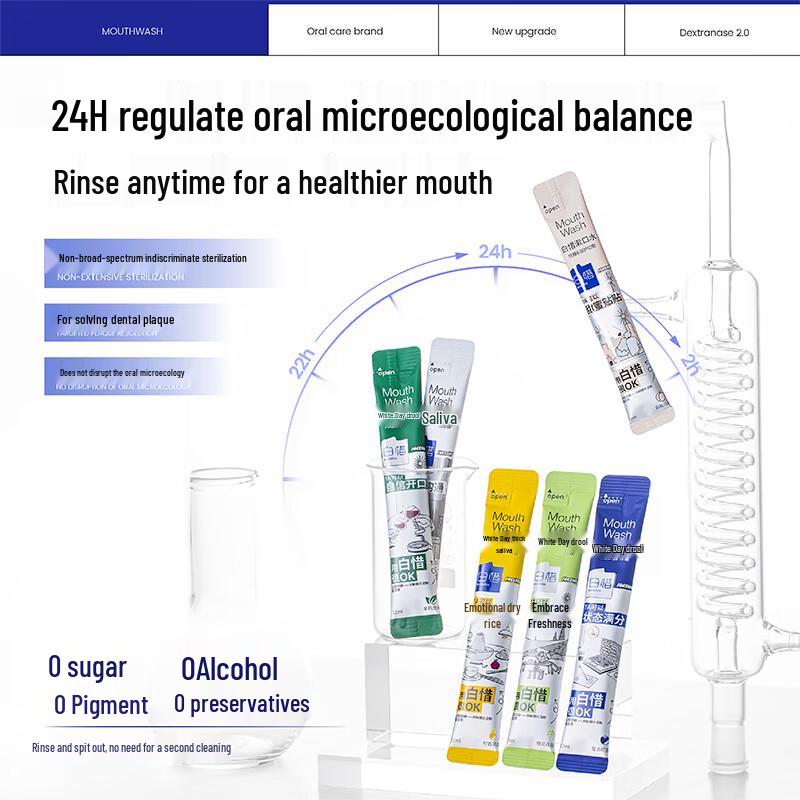 Bai Xi Portable Mixed Flavor Mouthwash Strips