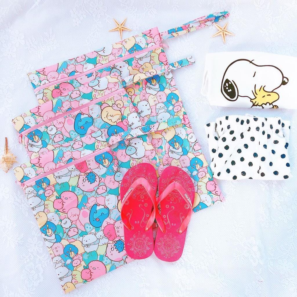 Doraemon Unicorn Cute Pattern Waterproof Storage Set Bag