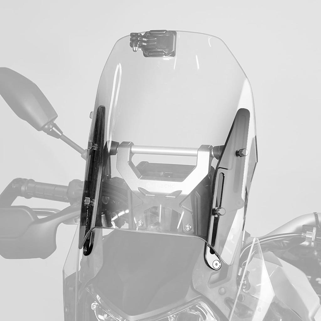 NICECNC Windscreen Adjusters Windshield Bracket Compatible with Yamaha Tenere 700 /XTZ700 2019-2024, Tenere 700 Rally Edition 2020-2024, Tenere 700