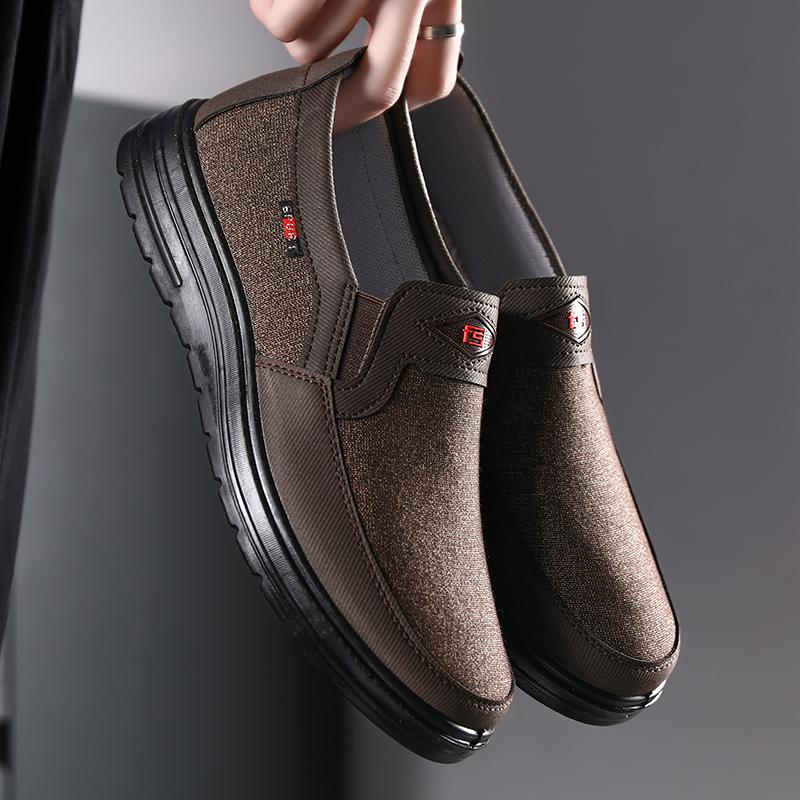 Men Casual Shoes Canvas Shoes Wear-resistance Non-slip Mens Loafers Breathable Comfort Driving Shoe Zapato Hombre