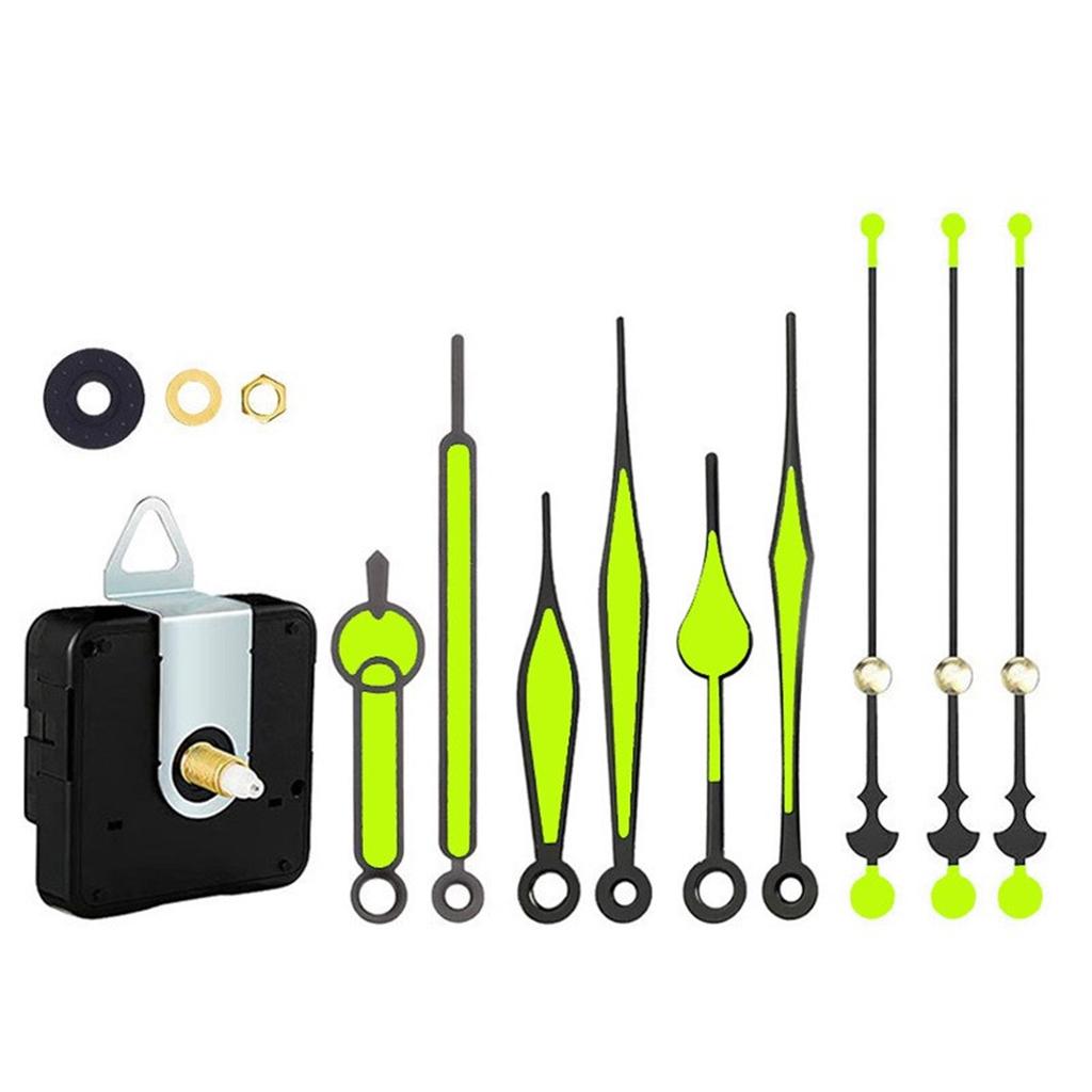 DIY Quarz-Uhr Leises Wanduhrwerk Quarz-Reparaturwerk Uhrwerksteile Uhrteile mit Zeigern