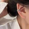 Women's Elegant Inlaid Diamond Star Ear Cuff - Trendy, Chic Four-Pointed Zirconia Design