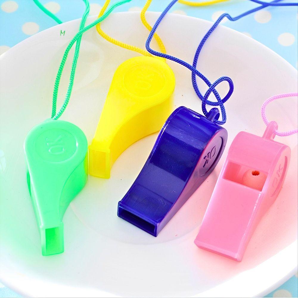 5/16pcs 5cm Plastic Whistles, Random Color HighPitch Durable Referee Sports Whistles for Game Coaching, PE Class YMY