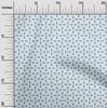 oneOone Cotton Flex Blue Fabric Geometric Craft Projects Decor Fabric Printed By The Yard 40 Inch