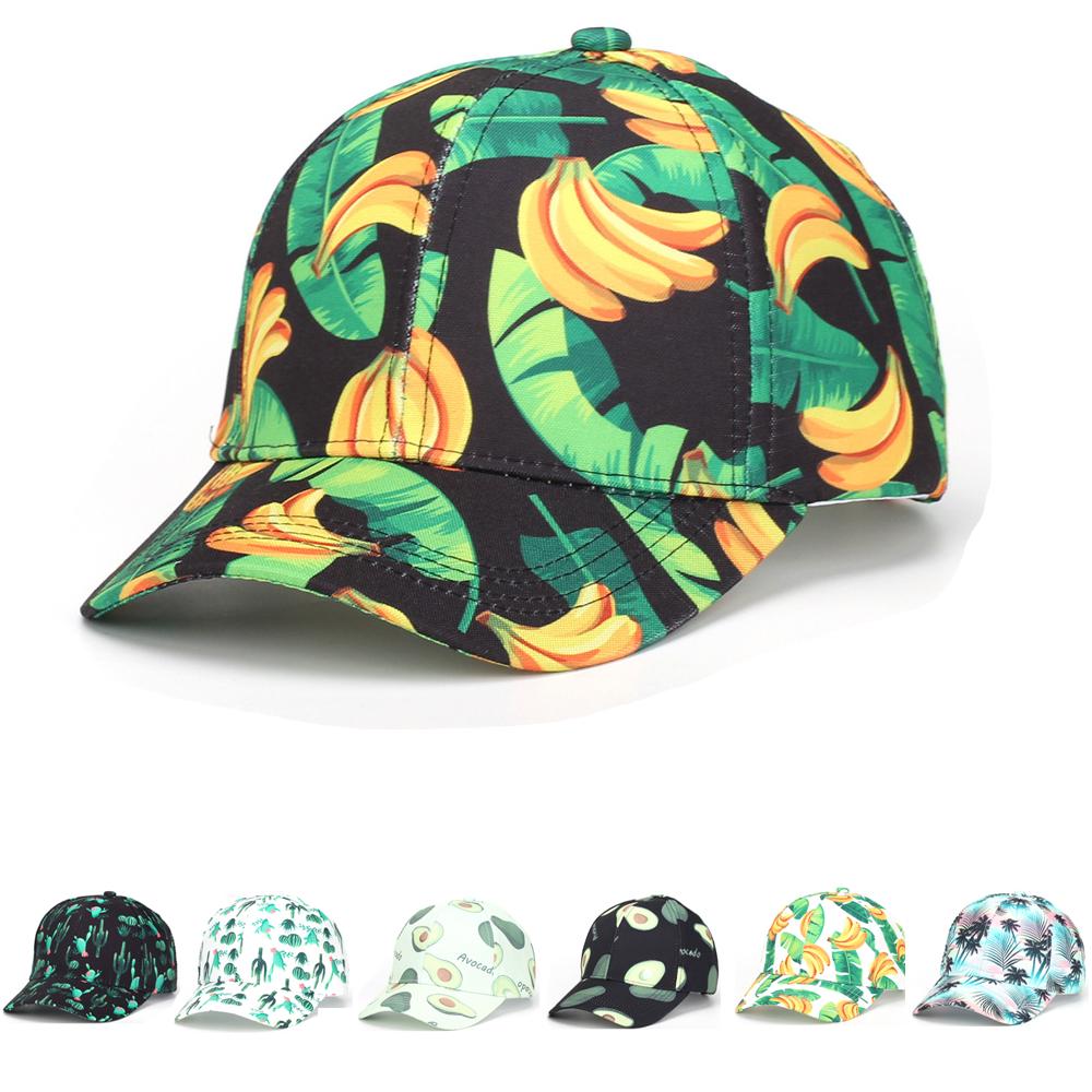 

Anti-sun Baseball Caps Fruit Print Peaked Cap Fashion Beach Hat