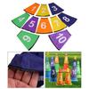 Number Soccer Cone Collars Bright Color Agility Sleeves for Football Basketball Classroom Training