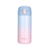 Diller Duonai 350ML Tragbare Isolierte Trinkflasche mit Strohhalm